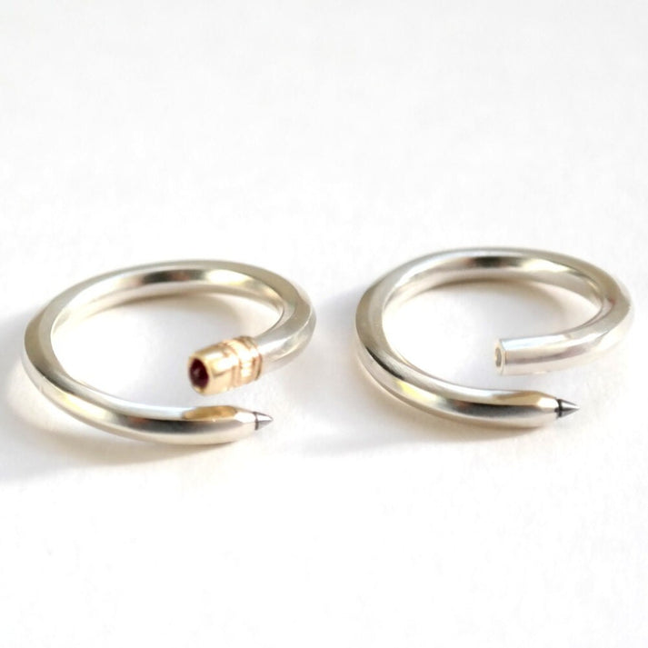 Pencil Ring - Ruby – RockCakes