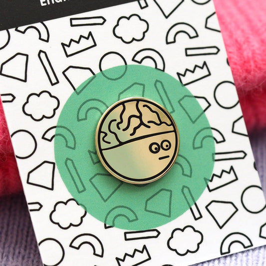 Mr Brain Enamel Pin