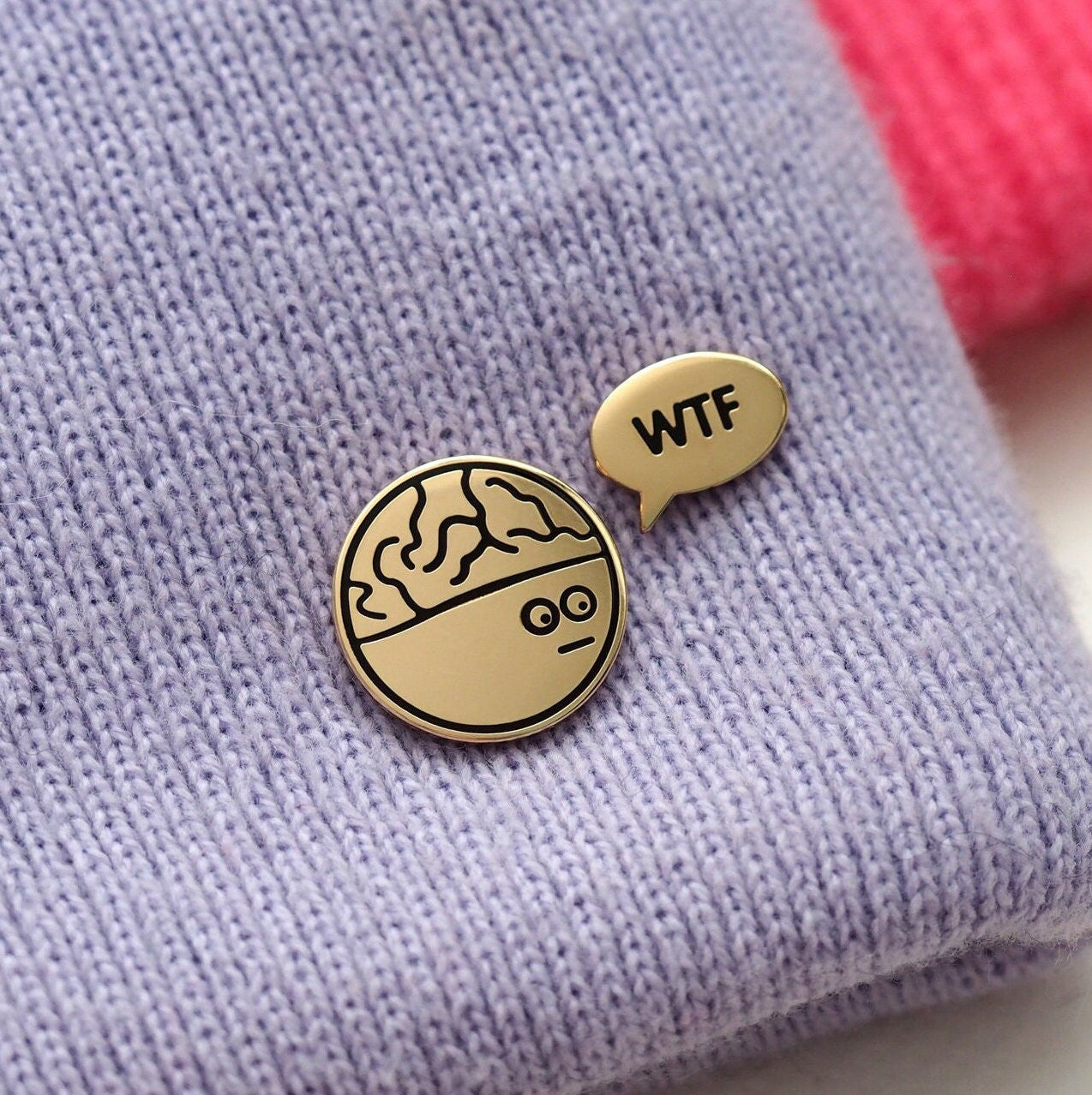 Mr Brain Enamel Pin