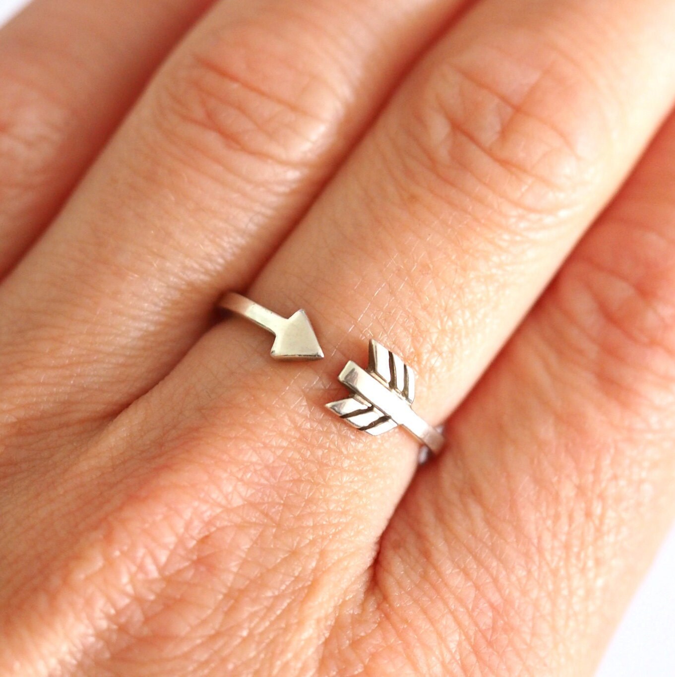 Arrow Ring - Recycled Sterling Silver