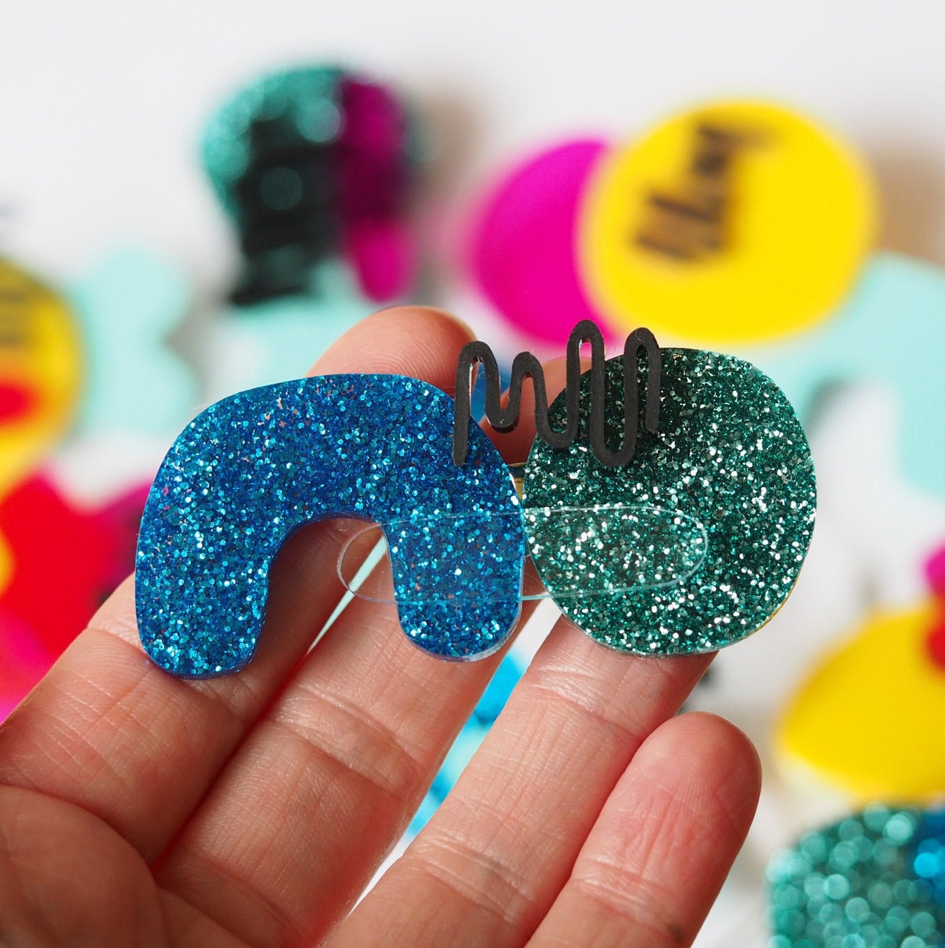 Doodle Layer Brooch - Lucky dip