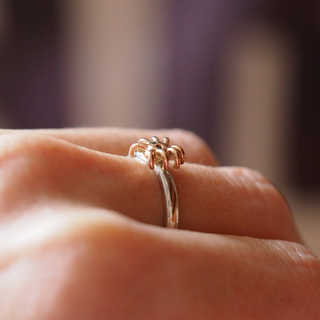 Tiny Spider Ring