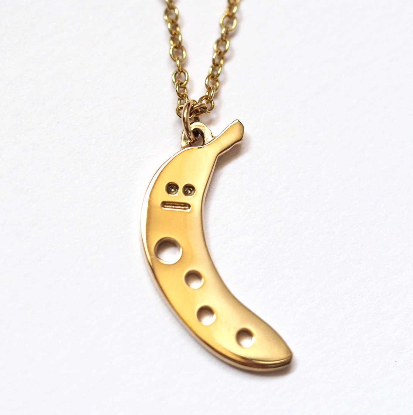 Holy Banana Gold Necklace