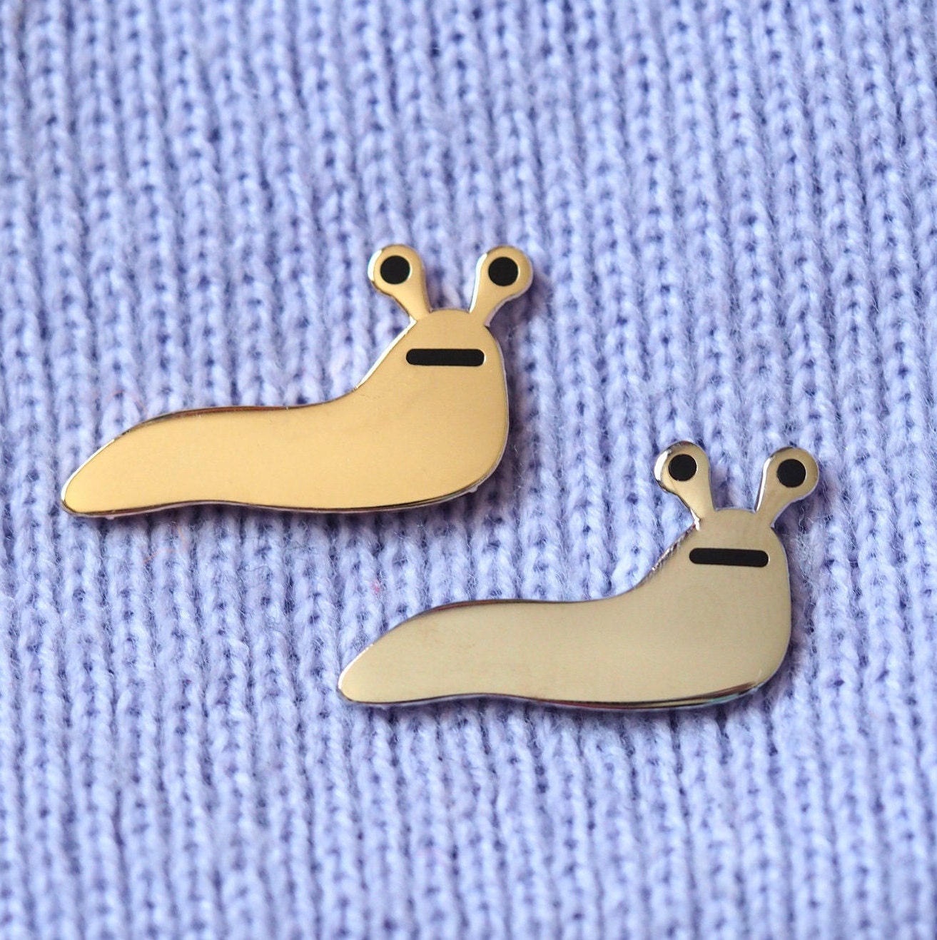 Slug Enamel Pin Badge