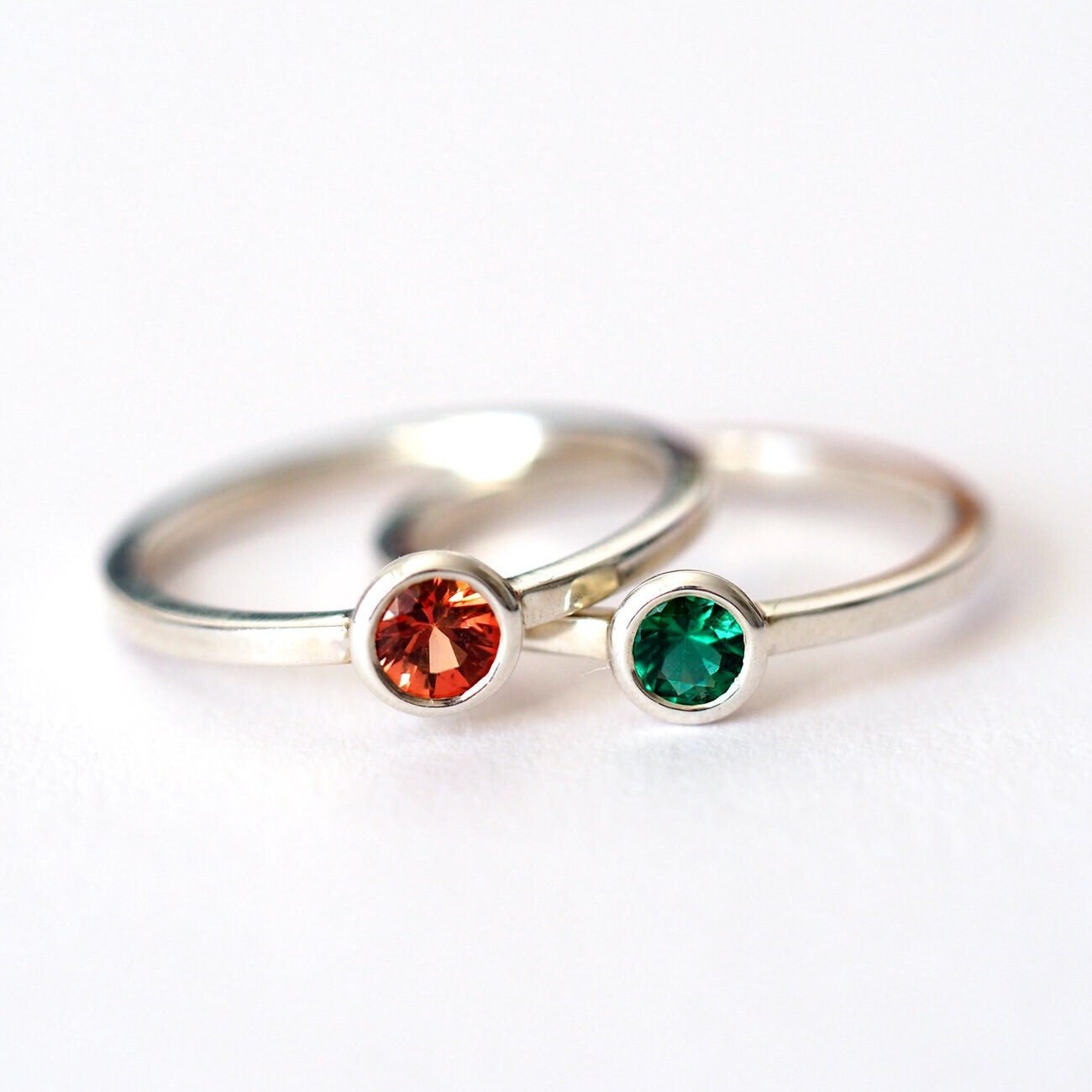 Colourful Solitaire Ring