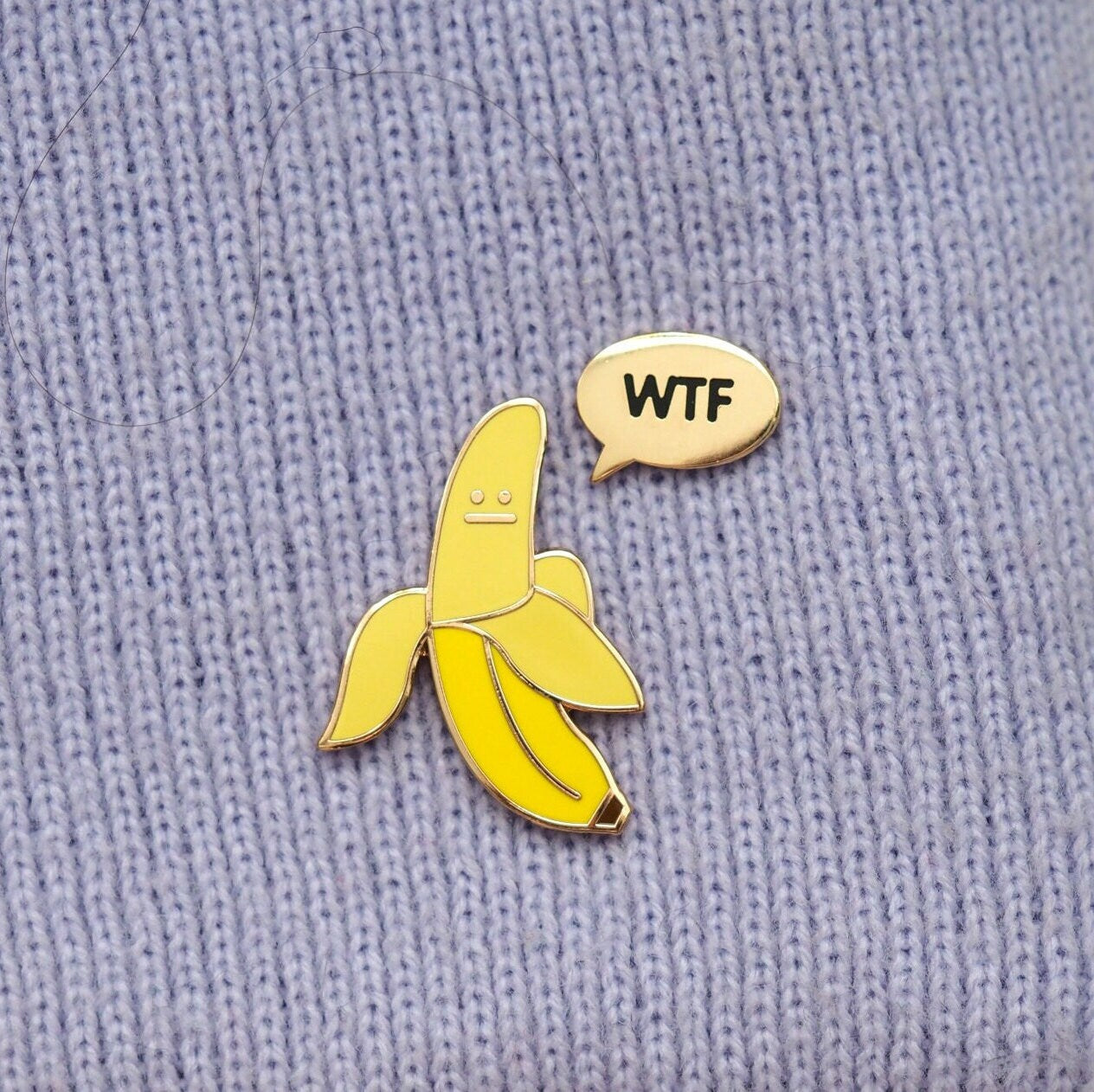 Banana Enamel Pin Badge