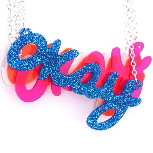 Okay Necklace in Acrylic