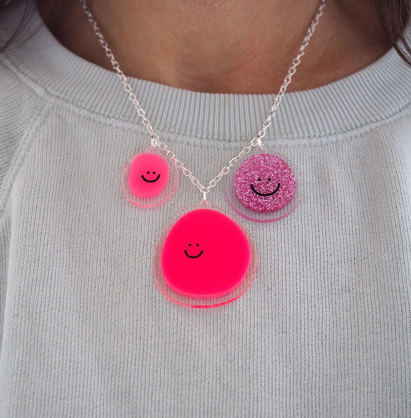 Happy Blob Necklace