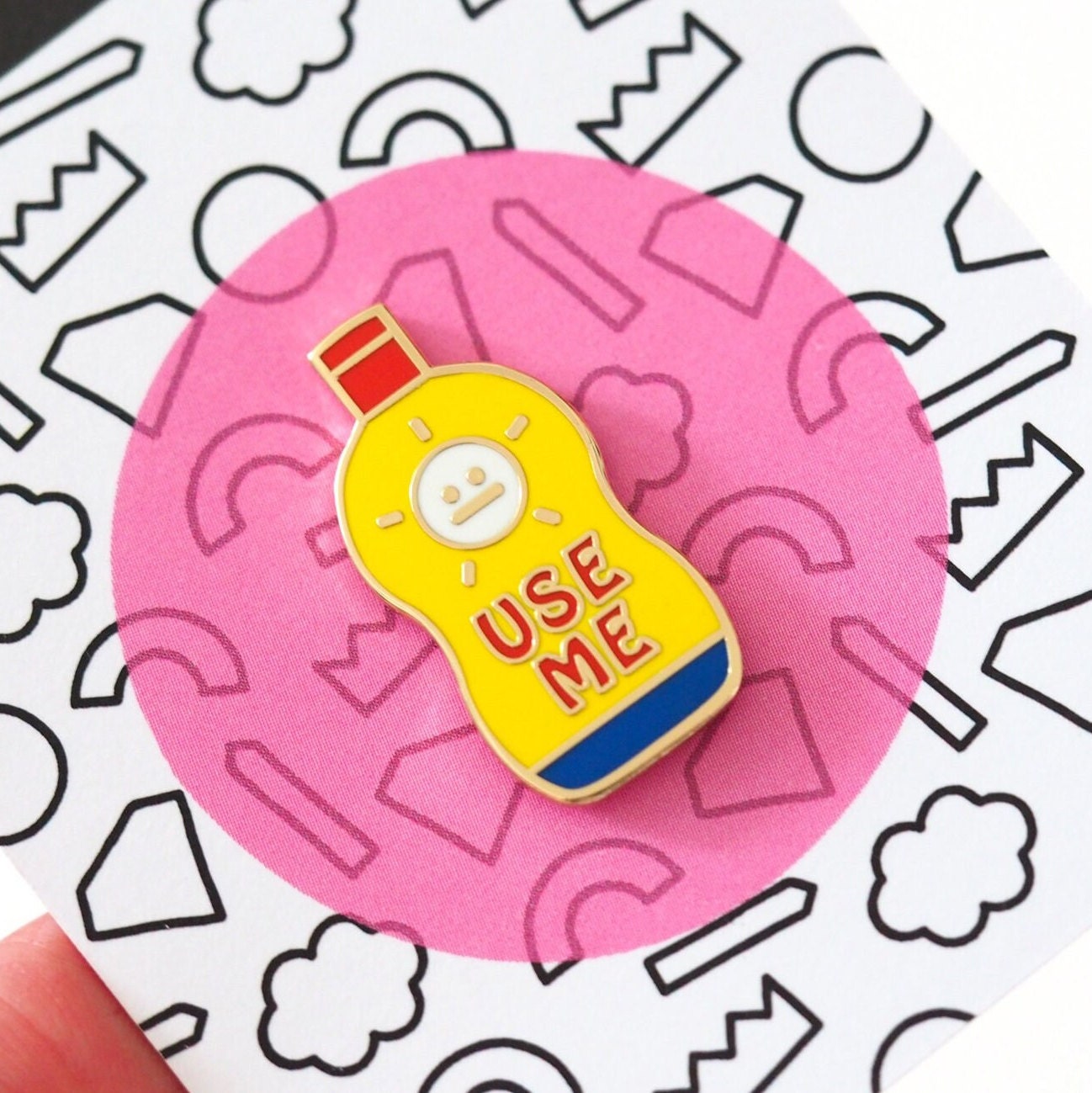 Sun cream Lotion Enamel Pin